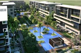 Apartment 228M semi finished in water way compound