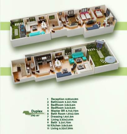 Duplex Semi Finished  in Andalous 