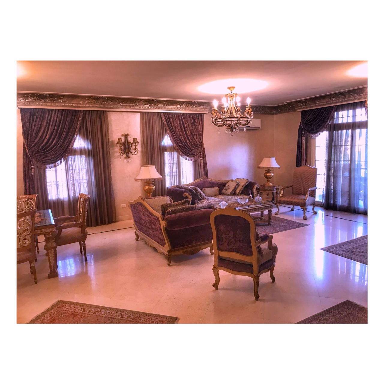 Fully Finished Apartment with Open Roof And Private Entrance In Katameya Residence Compound