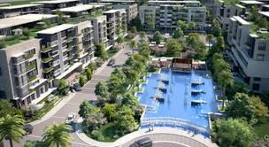Apartment 228M semi finished in water way compound