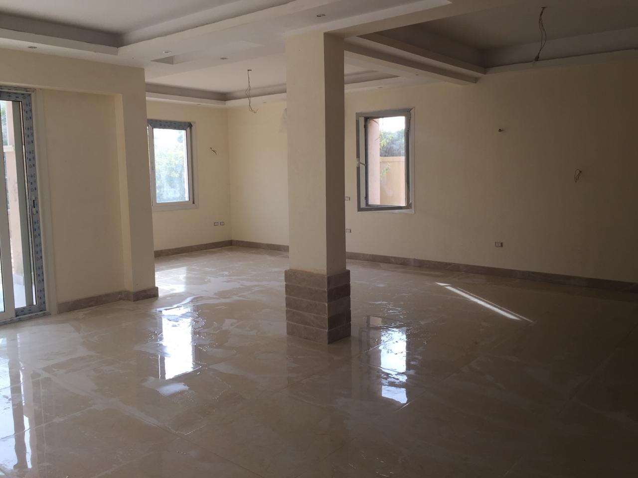 A fully finished villa in Mivida with kitchen and Ac’s