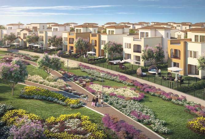 Apartment garden in mivida 