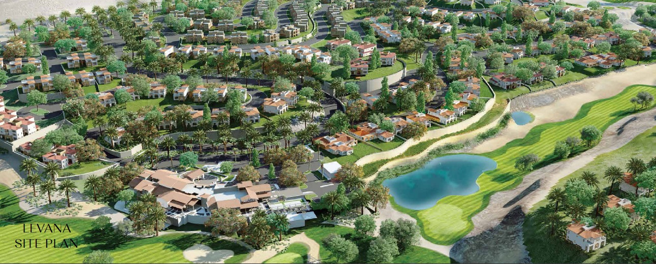 Uptown Cairo Levana Twin house golf view
