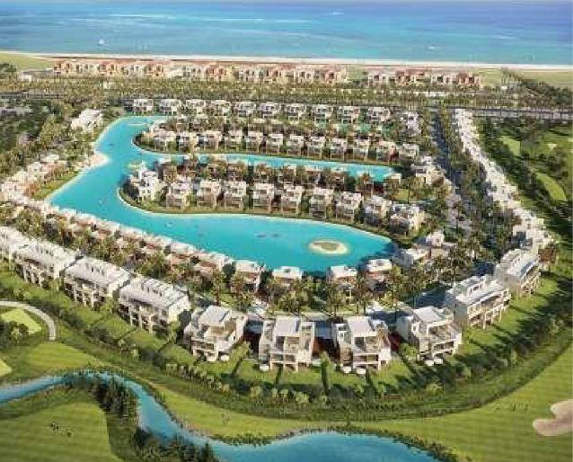 Twin house fully finished Marassi Blanca first row golf and lake 