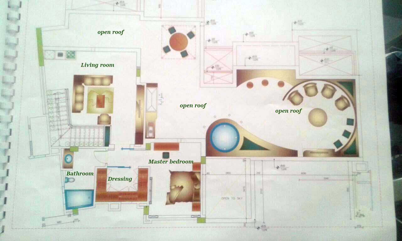 Penthouse (VGK) palm hills Semi finished