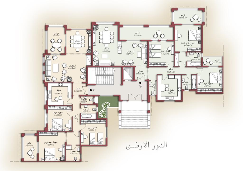Madinaty apartment 211sqm landscape view