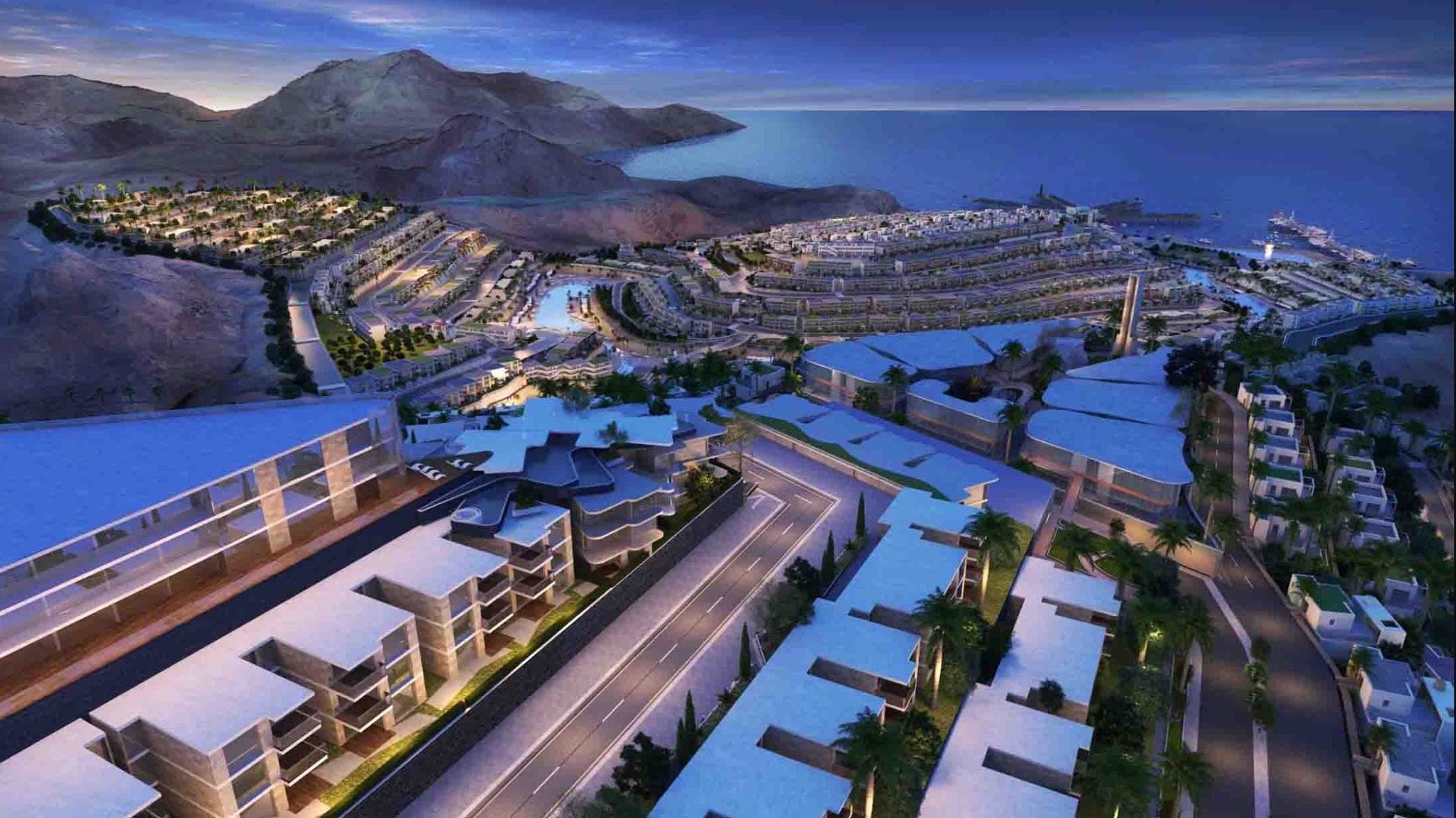 2 bedrooms in il monte galala sea view
