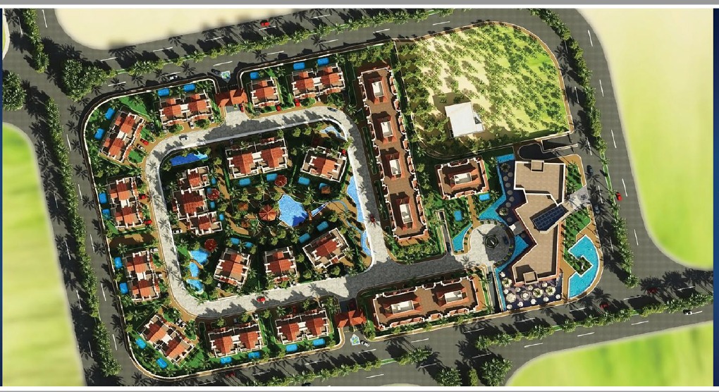 town house middle in le park el sherouk 