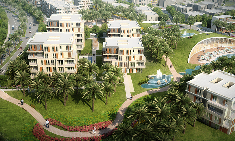 Apartment 144 sqm in Taj city Semi Finished