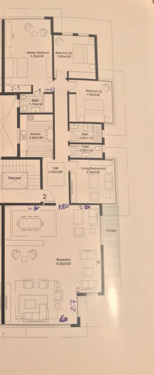 Apartments for sale 240 sqm in Hyde Park Compound 