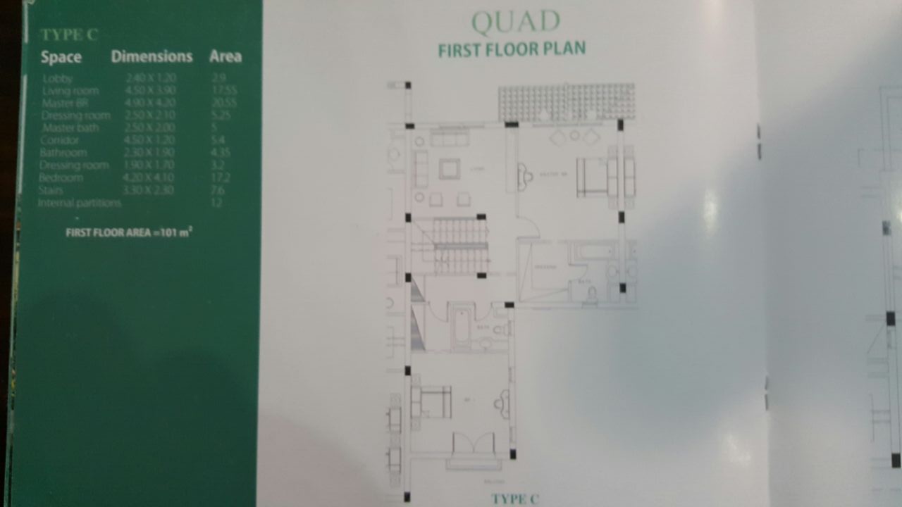 Townhomes for sale Middle at Hyde Park Compound Fully Finished
